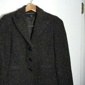 Ralph Luaren Black Label Coat 70% wool 30% Nylon